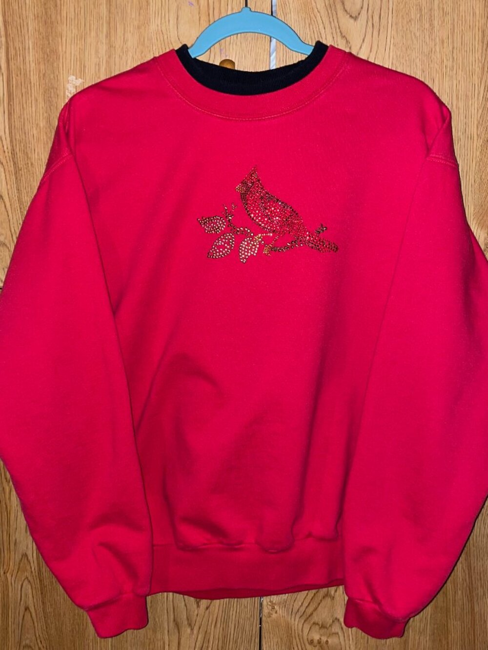 Vintage bird studded crewneck